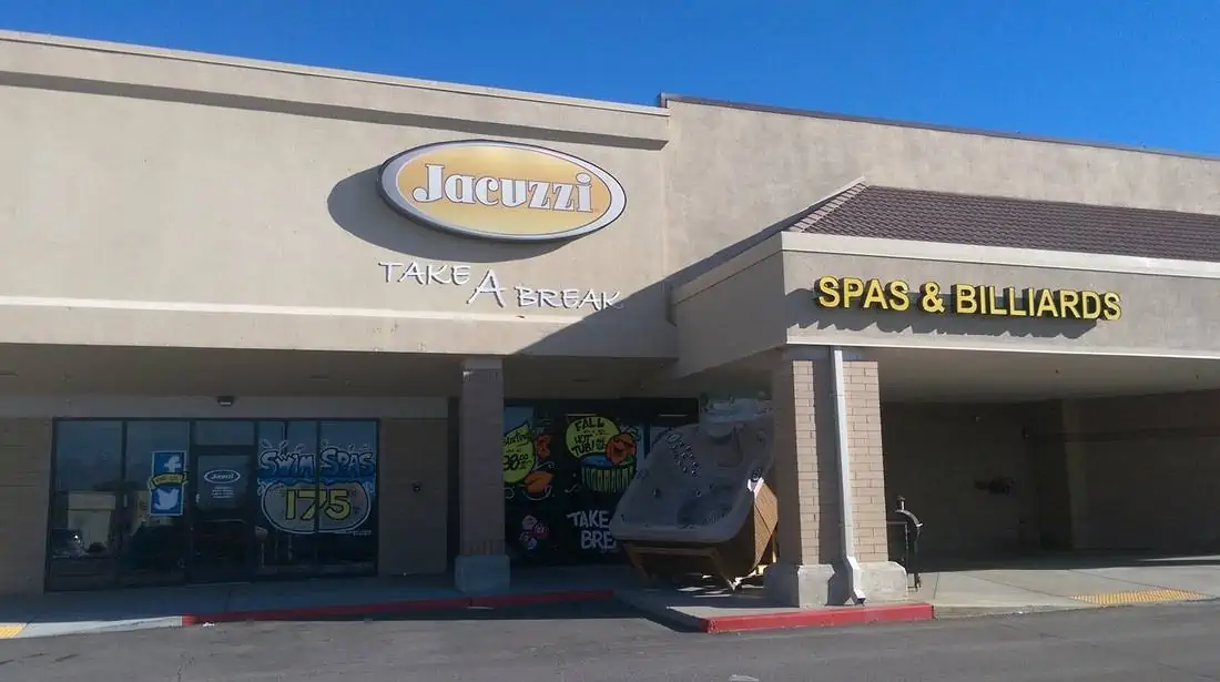 American Fork Store - Take A Break Spas And Billiards The Exterior Of Take A Break Spas In American Fork, Utah, Showcasing Our Welcoming Storefront And Convenient Location.