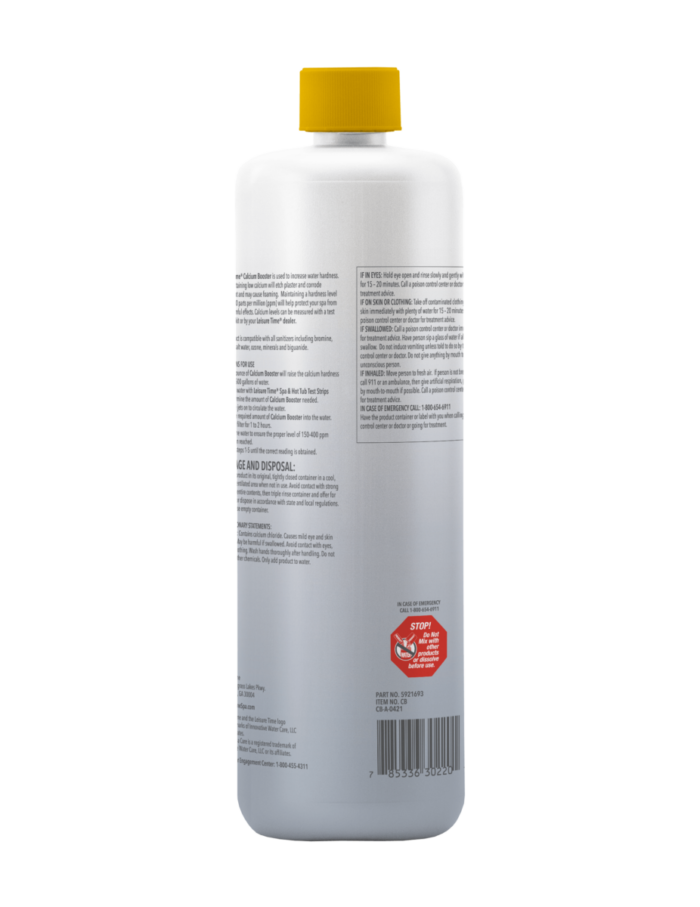 Calcium Booster Back 1 - Take A Break Spas And Billiards