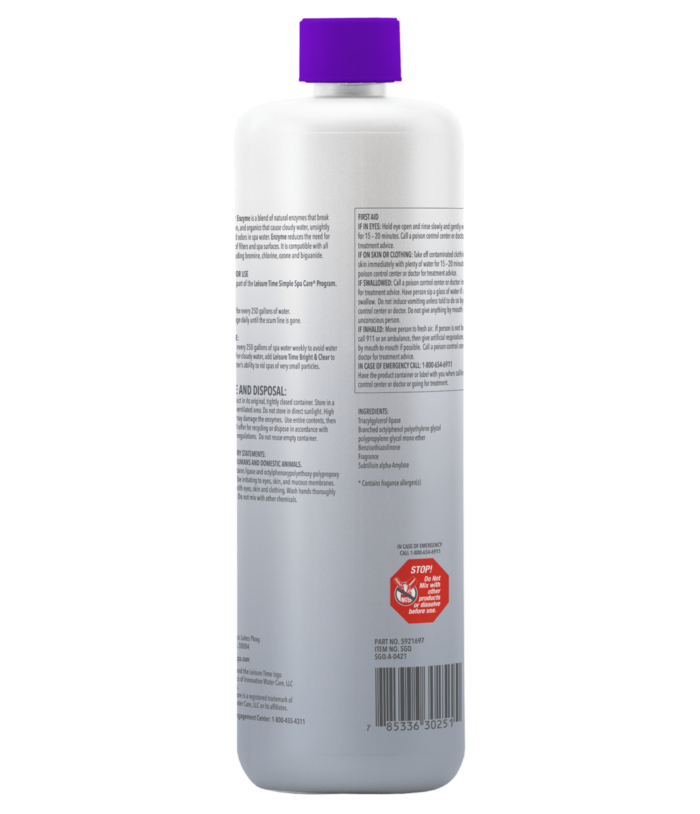 Product Sgq Lt Enzyme 32Oz B - Take A Break Spas And Billiards