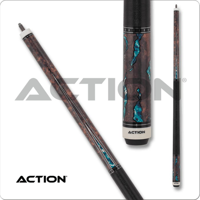 Action Act154 Fractal - Walnut W/ Aqua