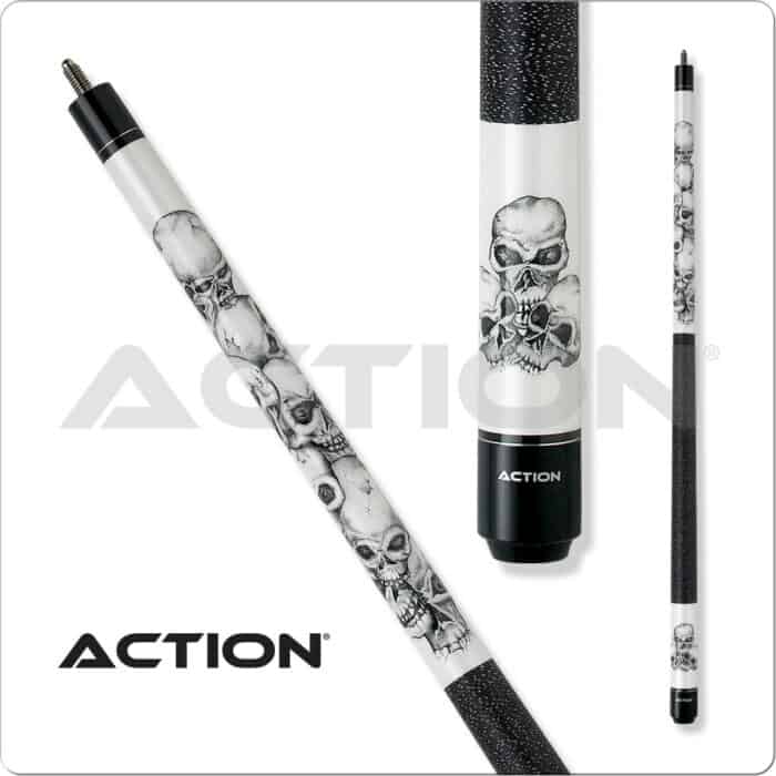Action Adventure Adv60 Stacked Skulls Cue