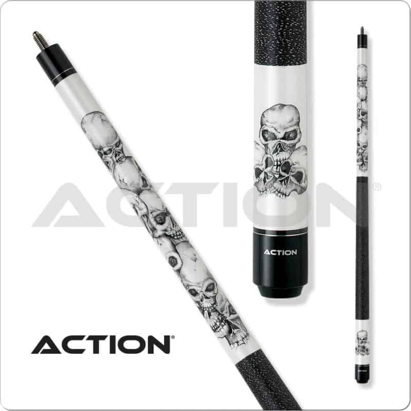 Action Adventure Adv60 Stacked Skulls Cue