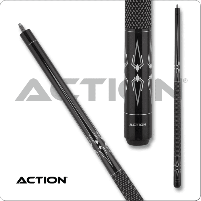 Action Bw24 Black &Amp; White Pool Cue