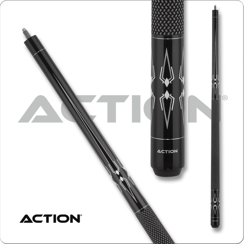 Action Bw24 Black & White Pool Cue