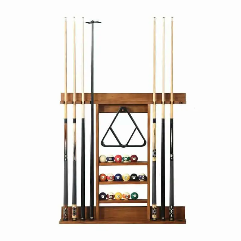 HB Home Walnut Wall Rack