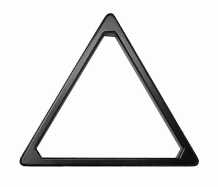 Bull Nose Wood Triangle, Black