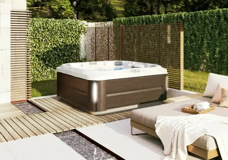 Financing - Take A Break Spas And Billiards Backyard Hot Tub With Mountain America Credit Union Logo, Highlighting Flexible Financing Options. Enjoy Affordable Financing To Make Your Dream Outdoor Relaxation Space A Reality.